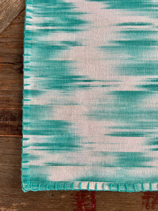 Ikat Table Mat Flame