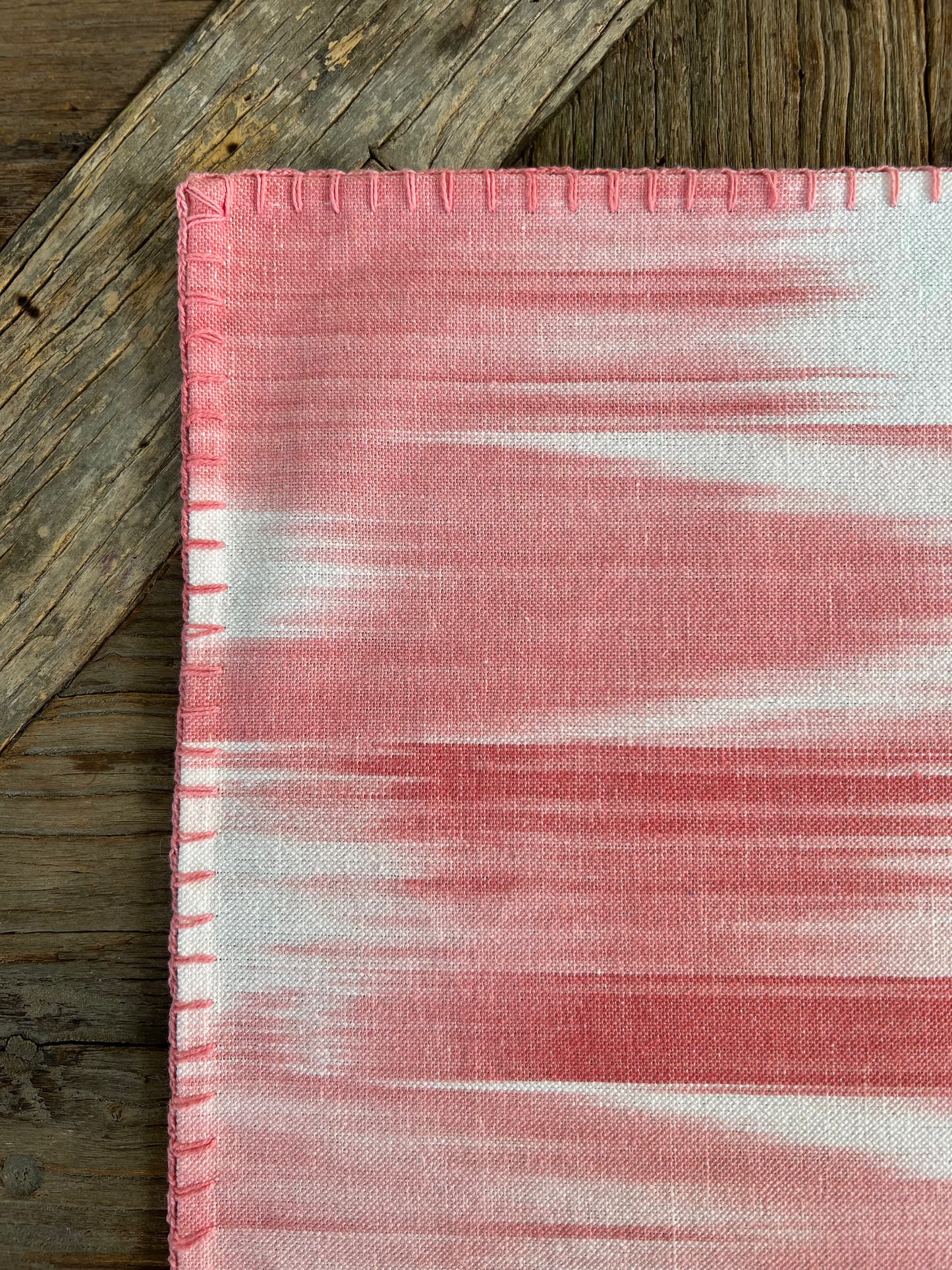 Ikat Table Mat Flame